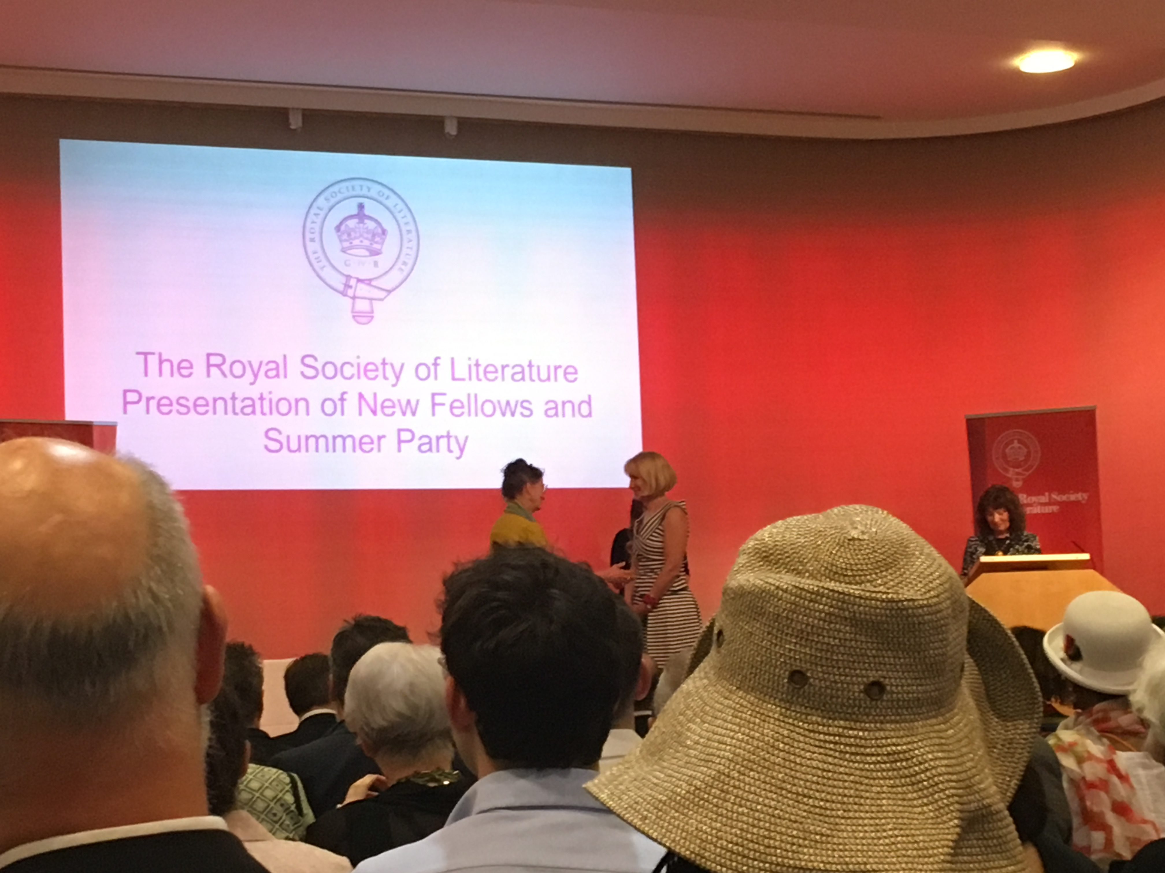 Elleke Boehmer has a Fellow of the Royal Society of Literature